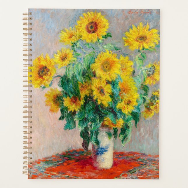 Bouquet de tournesols Claude Monet (Devant)