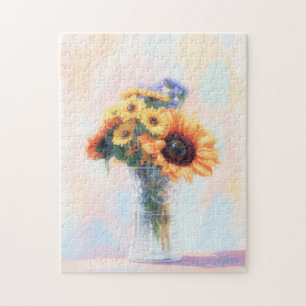Bouquet de tournesols Puzzle d'art floral
