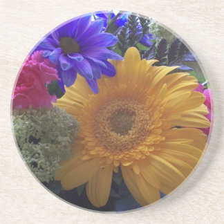 Bouquet d'été Dessous de verre en grès