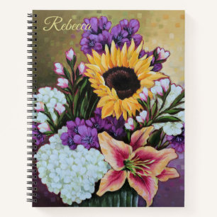 "Bouquet d'été tardif" Journal floral personnali