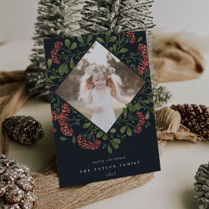 Bouquet d'hiver Carte photo de vacances