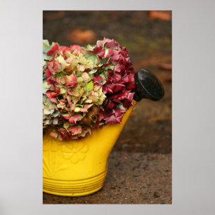Bouquet et arrosage Poster