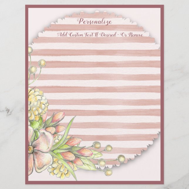 Bouquet floral Chic & Shabby Pink (Devant)