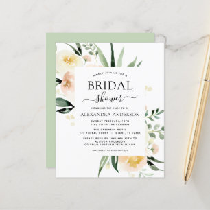 Bouquet floral de mariage sage verdure