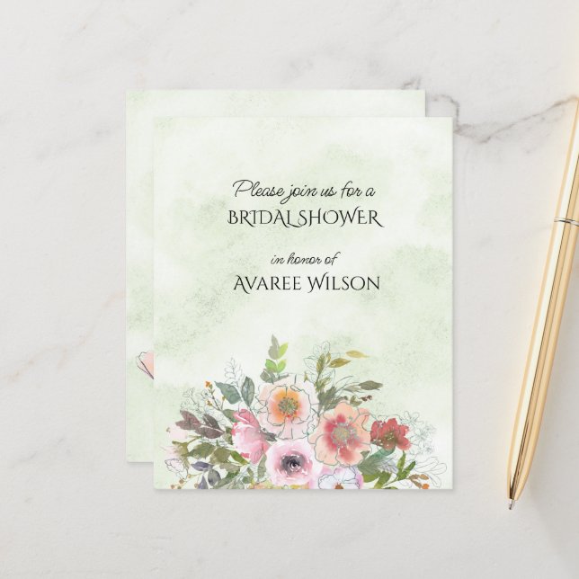 Bouquet floral de printemps (Devant/Arrière en situation)