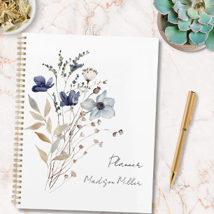 Bouquet Floral Élégant de Fleurs Bleues Jolies 202