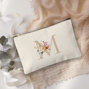 Bouquet floral Monogramme Sac cosmétique/Accessoir