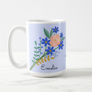 Bouquet floral Mug personnalisé