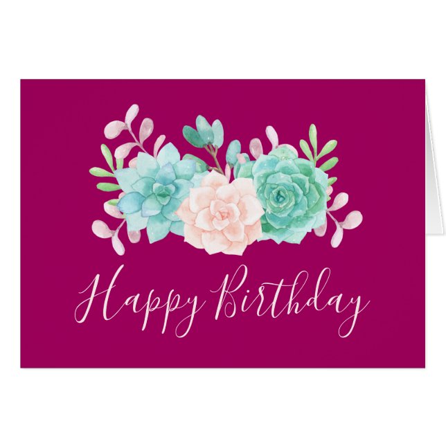 Bouquet floral rose et vert pastel pour anniversai (Devant horizontal)