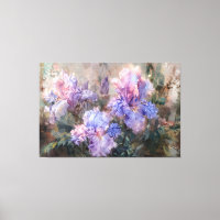 *~* Bouquet floral TV2 Toile d'art Hydrangea Impri