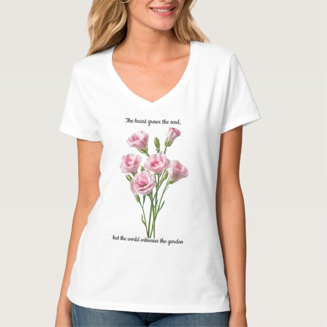 Bouquet Garden Delight Fleurs Tshirt (Devant)