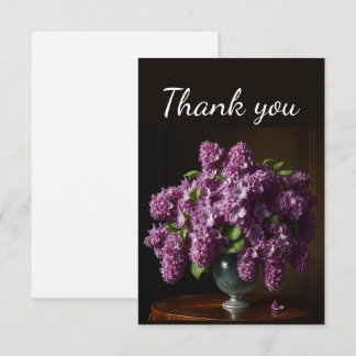 Bouquet Merci Fleurs de printemps Lilac Mauve