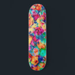 Bouquet Rose coloré Skateboard - Art<br><div class="desc">Bouquet Rose coloré</div>