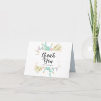 Bouquet Succulent | CARTE DE REMERCIEMENTS