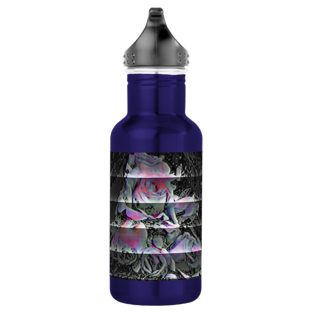 Bouquet Techno Bouteille d'eau en acier inoxydable (Droite)