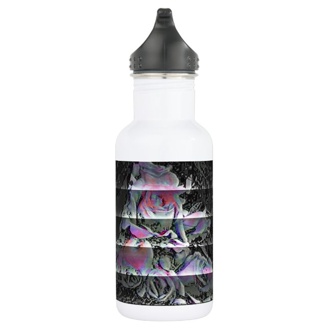 Bouquet Techno Bouteille d'eau en acier inoxydable (Droite)