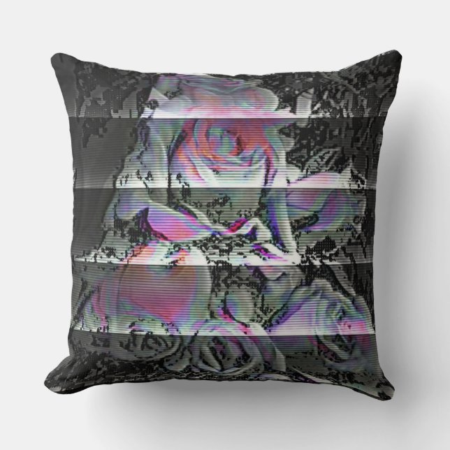 Bouquet Techno Coussin de jet (Recto)