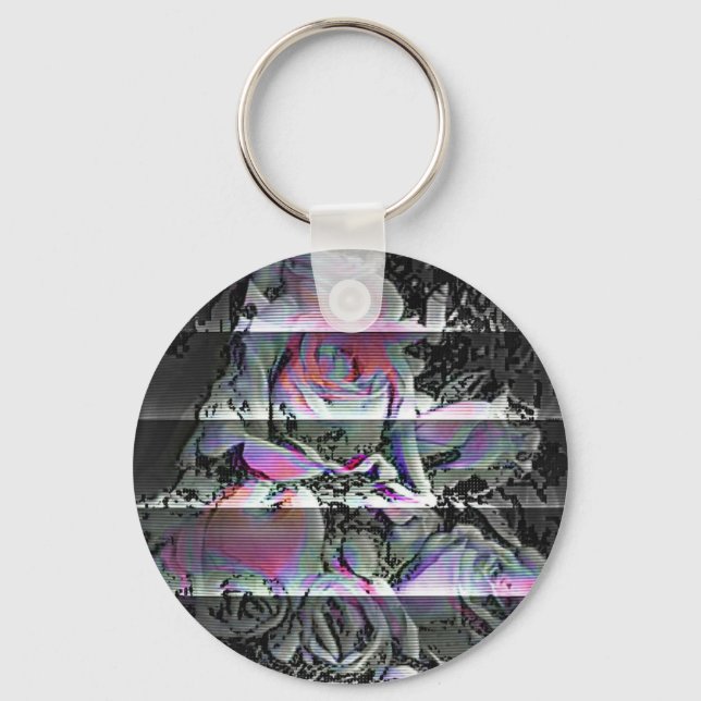 Bouquet Techno Porte-clés (Recto)