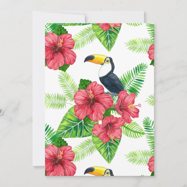 Bouquet Toucan et tropical (Devant)