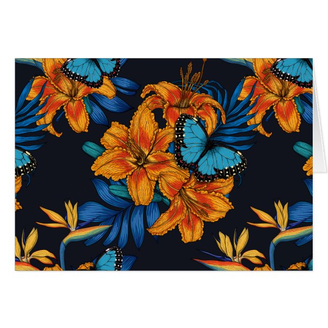 Bouquet tropical (Devant horizontal)