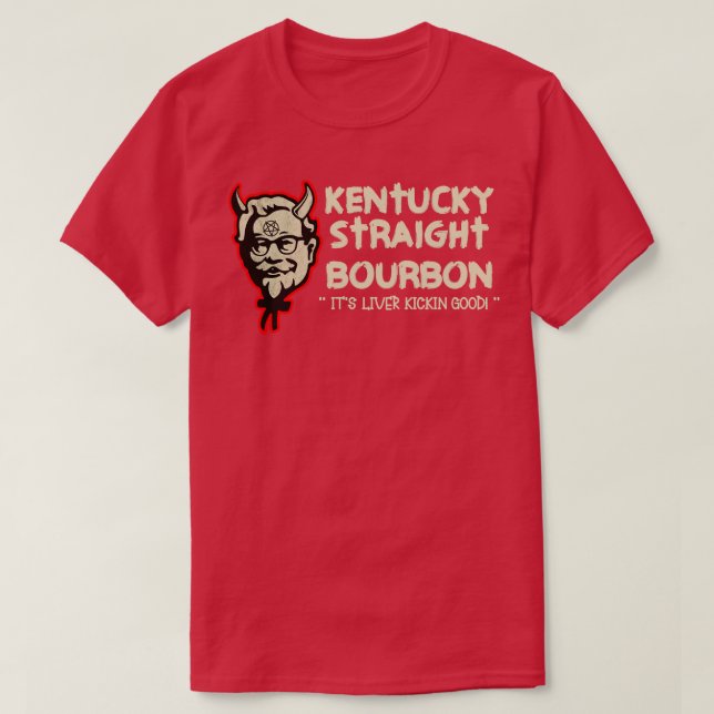 Bourbon droit Kentucky TShirt 2 (Design devant)