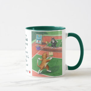 Bourgeon de chats de Pickleball et tasse élégant