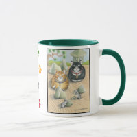 Bourgeon de chats et vert élégant de tasse de