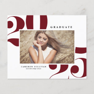 Bourgogne Bold Typographie 2023 Invitation de dipl