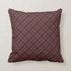 Bourgogne Et Coussin Noir