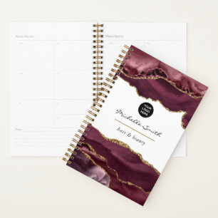 Bourgogne et Or Agate Precit Stone Business