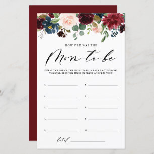 Bourgogne Floral Quel Âge A Été Le Jeu De Douche M