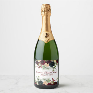 Bourgogne, Marine Floral Sparkling Vins Étiquettes