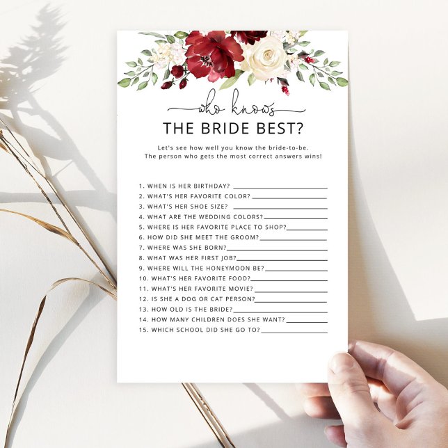 Bourgogne Qui connaît la mariée meilleur jeu (Créateur téléchargé)