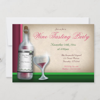 Bourgogne & Vert - Invitations De Dégustation De V