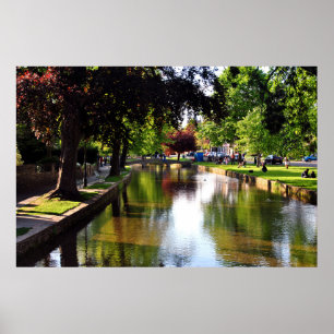Bourton sur l'eau Cotswolds Angleterre UK Poster