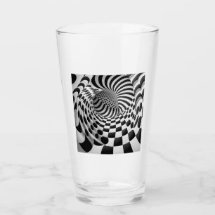Boussole en verre d'art Op