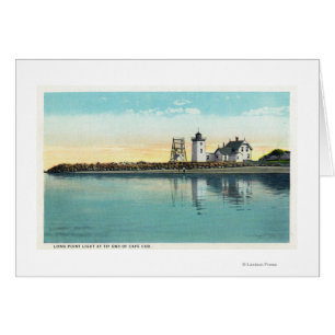 Bout de fin de vue de Cape Cod de long point