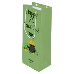 Bouteille Chance de cutesy pour le sac cadeau irlandais