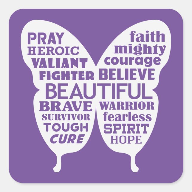 BOUTEILLE DE CANCER - Stickers ENCOURAGEANTS (Devant)