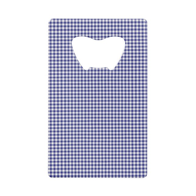 BOUTEILLE DE CARTE En vichy Bleu-Blanc OUVERT (Devant)