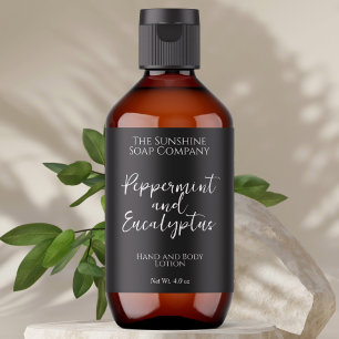 Bouteille de cosmétique minimaliste ou Étiquette d