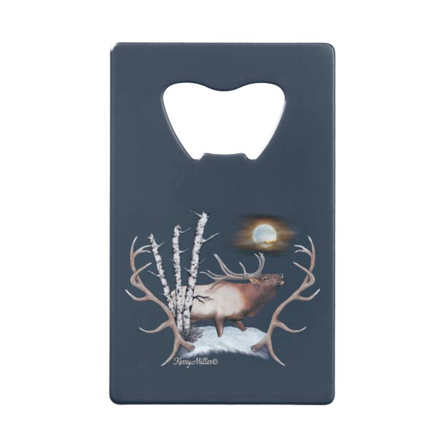 Bouteille de la carte de crédit Bull Elk (Devant)