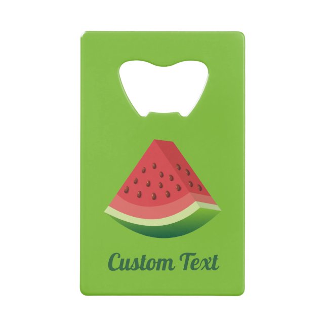 Bouteille de la carte de crédit Watermelon Slice (Devant)