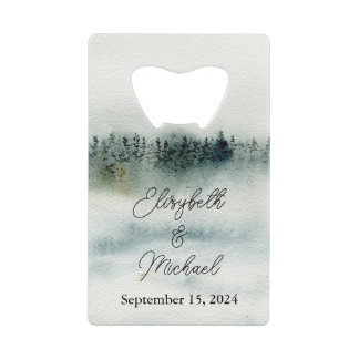 Bouteille de Mariage de montagne personnalisée Fav