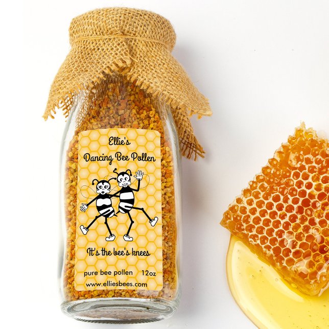 Bouteille de miel ou étiquette de cire d'abeille p (Créateur téléchargé)