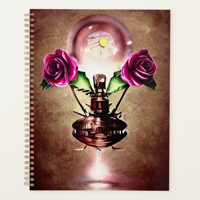 Bouteille de parfum flottante Steampunk (Devant)