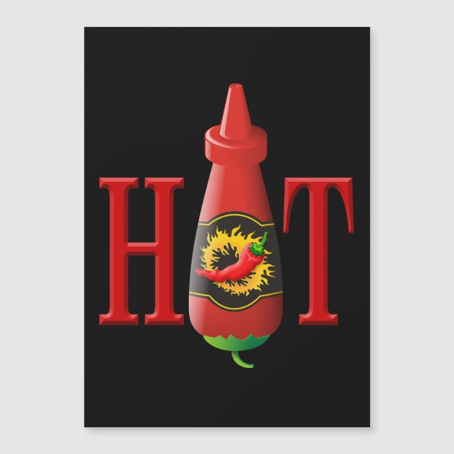 Bouteille de sauce chaude (Devant)