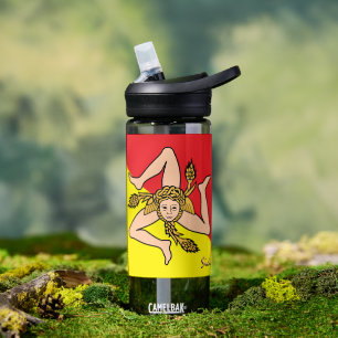 Bouteille de Sicile, Triskelion, Drapeau patriotiq