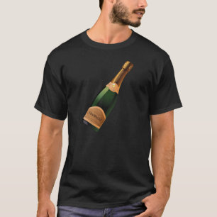 Bouteille de vin T-Shirt Champagne Alcool Lover