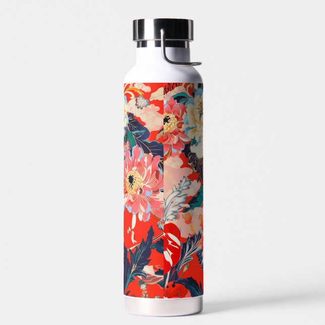 Bouteille D'eau 百花繚乱 Reimagined2 (Gauche)